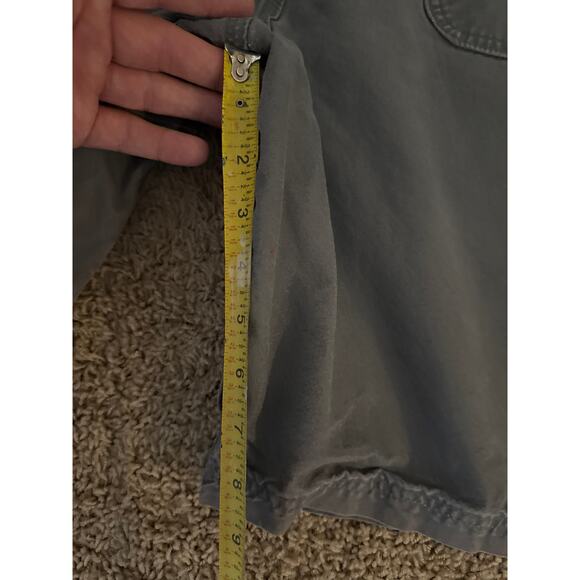 Carhartt B147-FAT Leather Patch 36” Tagged Stone Gray Carpenter Work Shorts - Picture 6 of 7